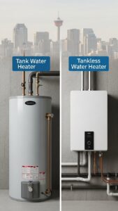 Tank vs. Tankless Water Heater Calgary